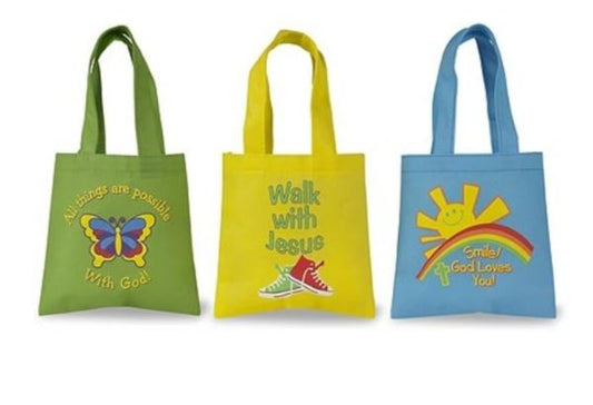 Children's Tote Bag -- 3 Pack!