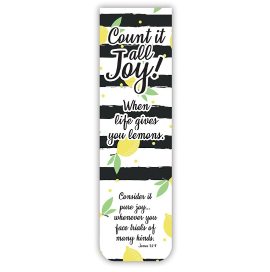 Magnetic Bookmark - Count it All Joy