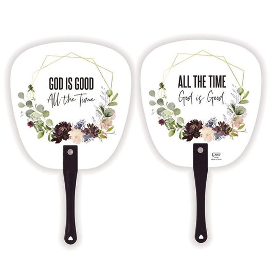 God is Good All the Time Hand Fan - 1 Fan