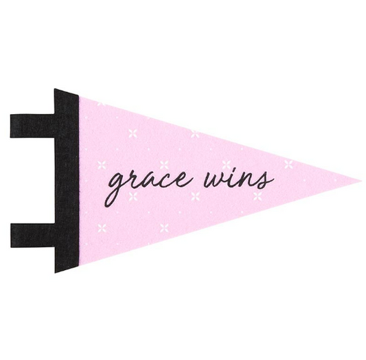 Grace Wins Wall Pennant